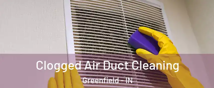  Clogged Air Duct Cleaning Greenfield - IN