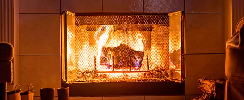Mendota Hearth Landscape Fireplace Installation in Greenfield, Indiana