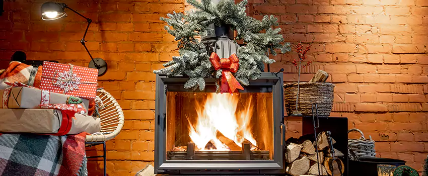 Travis Industries Linear Gas Fireplace Installation in Greenfield, Indiana