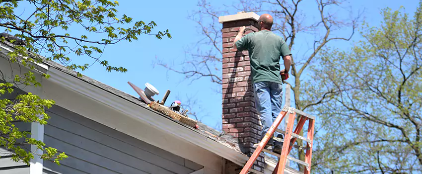 Vinyl and PVC Chimney Flashing Installation in Greenfield, IN